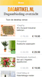 Mobile Screenshot of dagartikel.nl